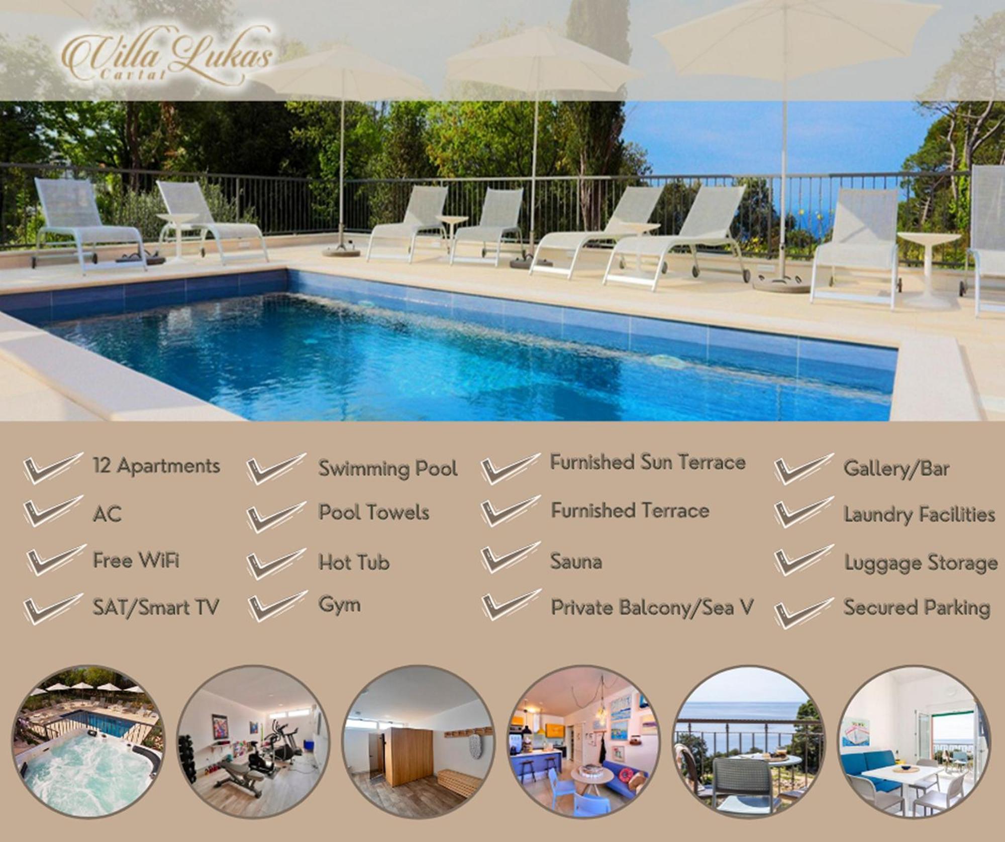 Apartments Villa Lukas Cavtat Exterior foto